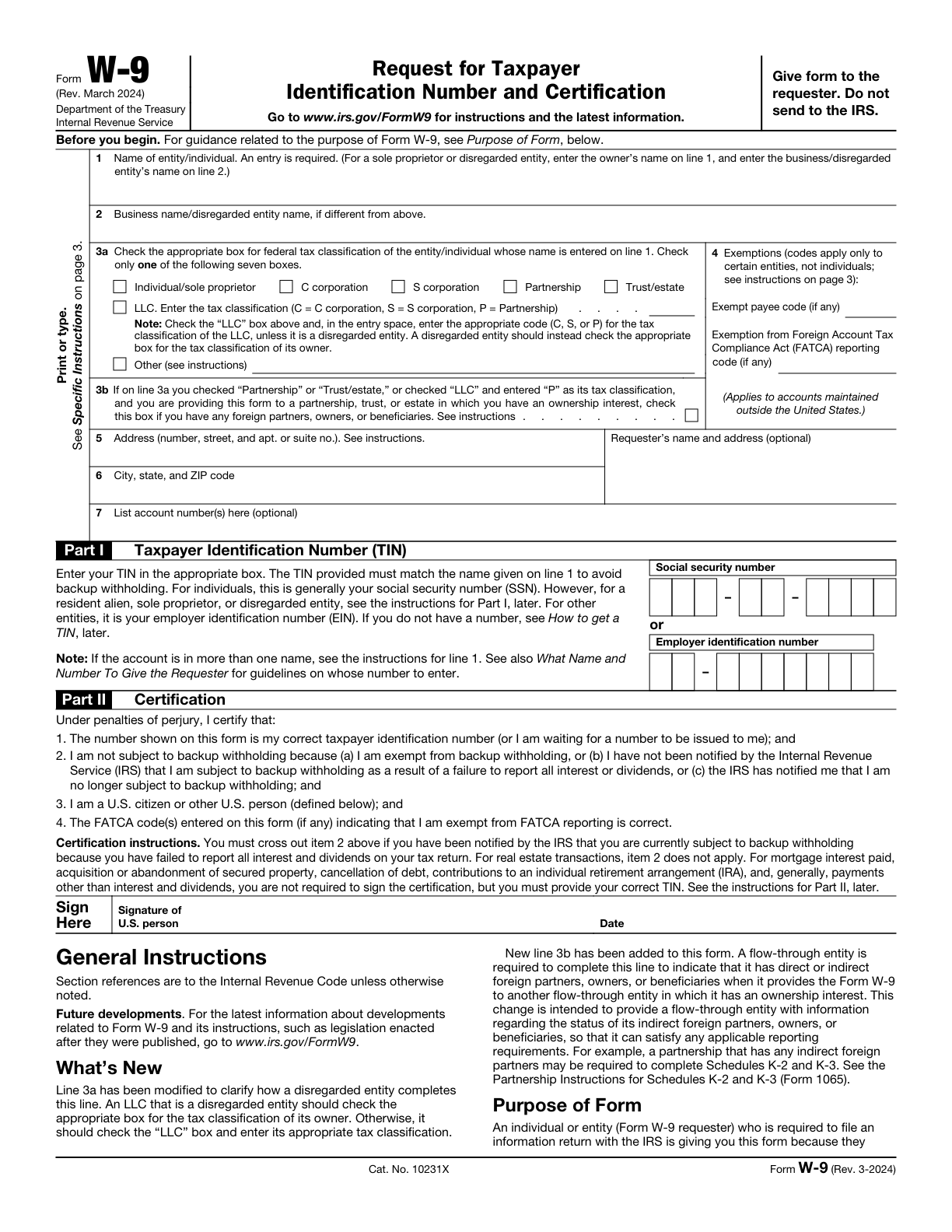 W-9 page 1 (official)